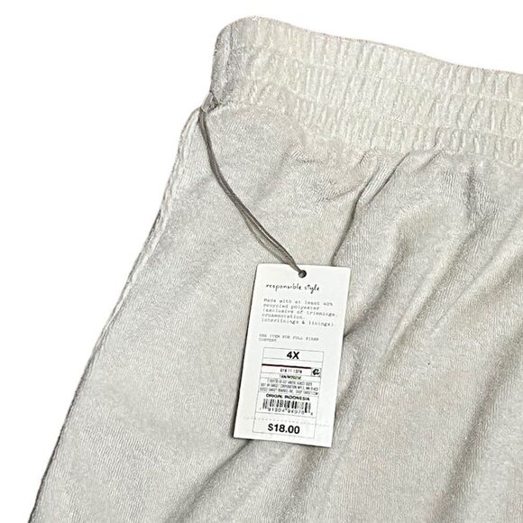 A New Day Women’s Terry Cloth Pull On Shorts, Size 4X, NWT - Picture 5 of 9